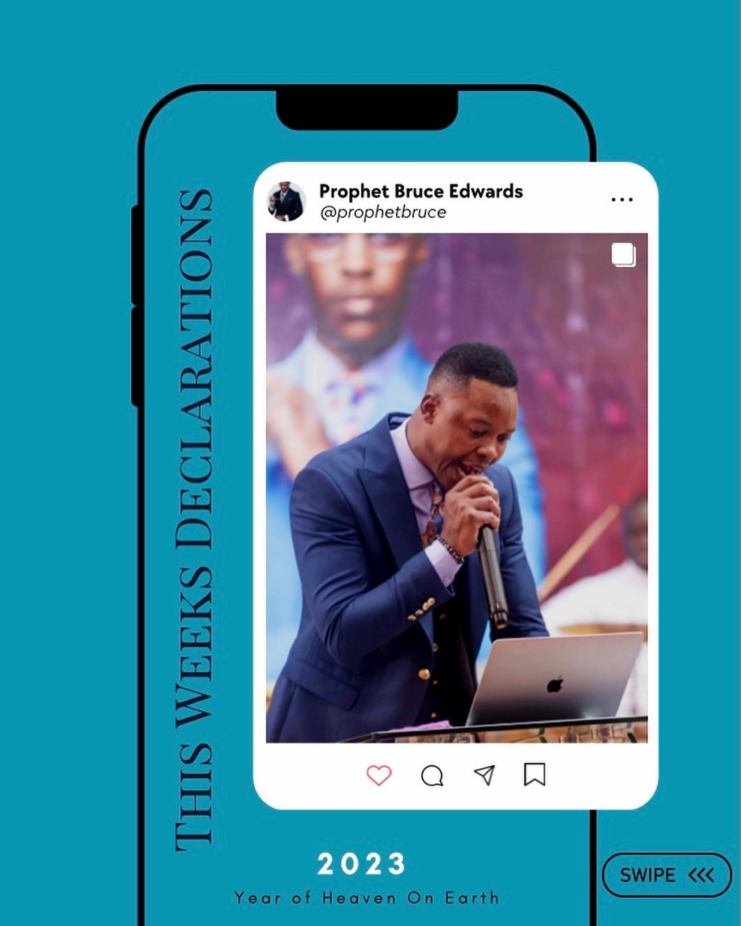Prophet Bruce Edwards ministering the Word